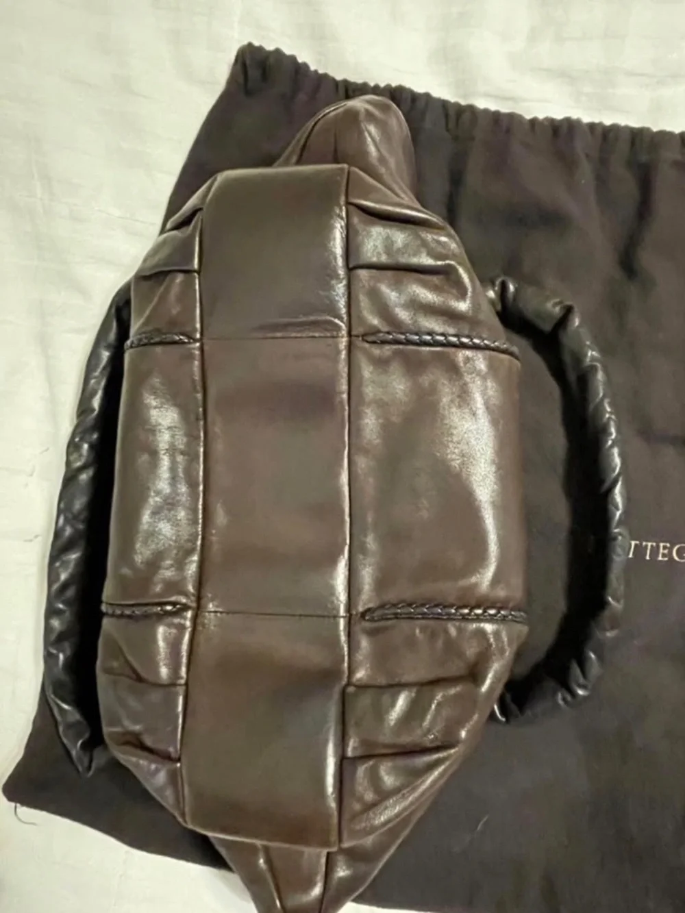 Vintage Bottega Veneta Ring Handle Top Handle Bag/Hobo